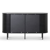 Dania 1.4m Wooden Buffet Unit - Full Black Buffet & Sideboard KD-Core   