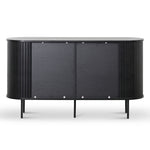 Dania 1.4m Wooden Buffet Unit - Full Black Buffet & Sideboard KD-Core   