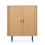 Ex Display - Dania 1.18 (H) Wooden Storage Cabinet - Natural Cabinet KD-Core
