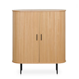 Ex Display - Dania 1.18 (H) Wooden Storage Cabinet - Natural Cabinet KD-Core