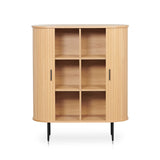 Ex Display - Dania 1.18 (H) Wooden Storage Cabinet - Natural Cabinet KD-Core