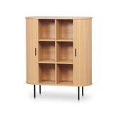 Ex Display - Dania 1.18 (H) Wooden Storage Cabinet - Natural Cabinet KD-Core