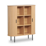 Ex Display - Dania 1.18 (H) Wooden Storage Cabinet - Natural Cabinet KD-Core