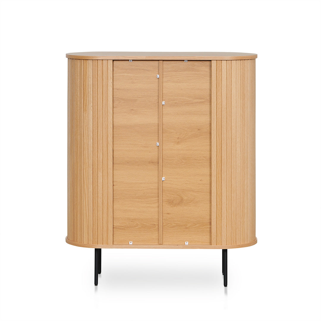 Ex Display - Dania 1.18 (H) Wooden Storage Cabinet - Natural Cabinet KD-Core