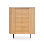 Ex Display - Dania 1.18 (H) Wooden Storage Cabinet - Natural Cabinet KD-Core
