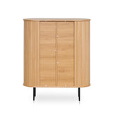 Ex Display - Dania 1.18 (H) Wooden Storage Cabinet - Natural Cabinet KD-Core