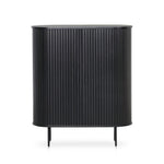 Ex Display - Dania 1.18 (H) Wooden Storage Cabinet - Full Black Buffet & Sideboard KD-Core