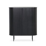 Ex Display - Dania 1.18 (H) Wooden Storage Cabinet - Full Black Buffet & Sideboard KD-Core   