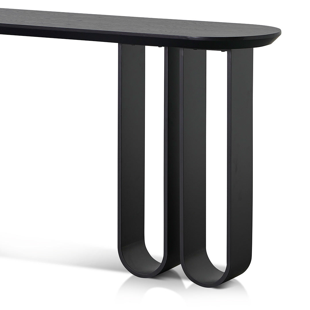 Ex Display - Indiana 1.4m Console Table - Full Black Console Table Century-Core