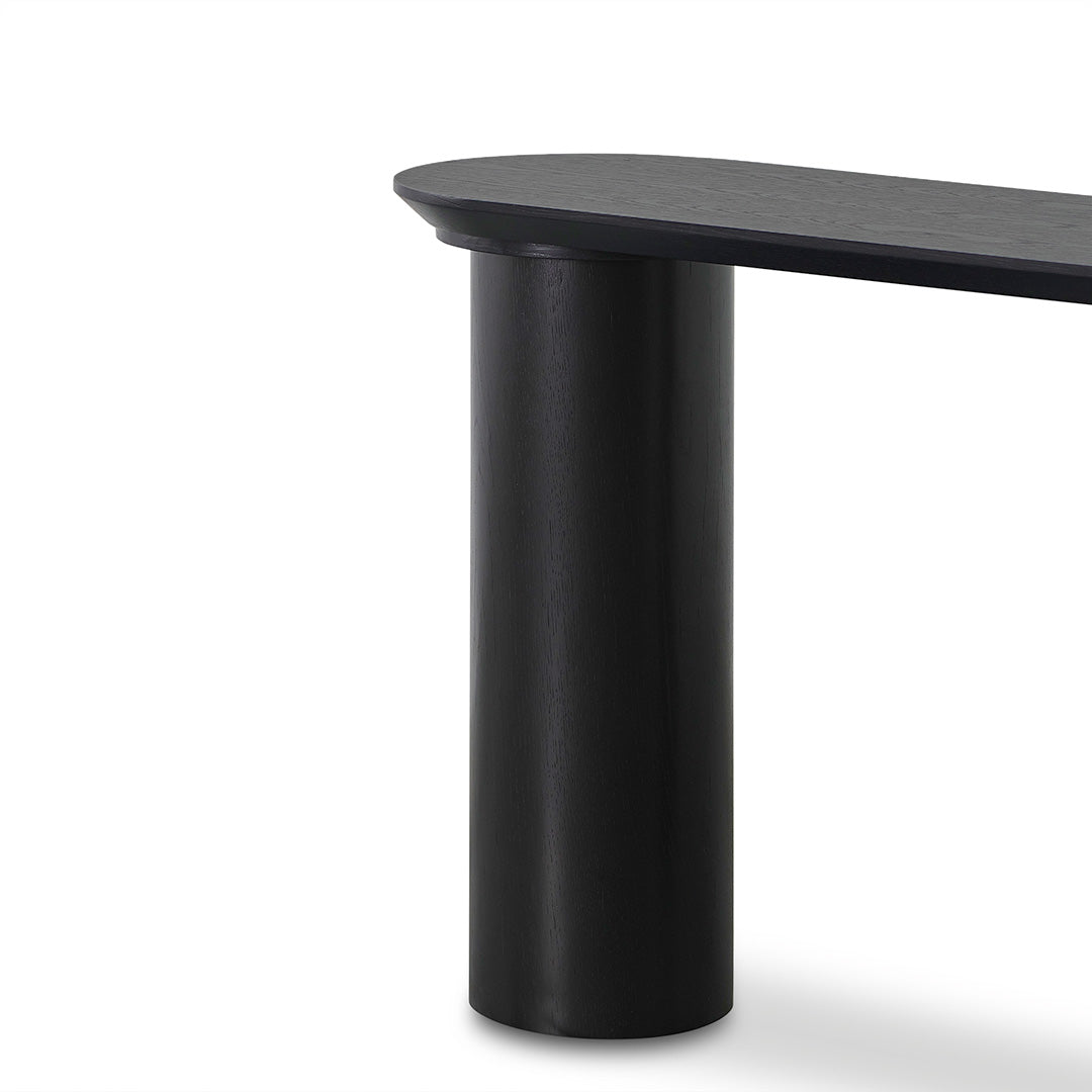 Ex Display - Indiana 1.4m Console Table - Full Black Console Table Century-Core