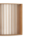 Ex Display - Lawanda 3m Curved Wall Stand - Natural Oak Floor Screen Century-Core