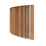 Ex Display - Lawanda 3m Curved Wall Stand - Natural Oak Floor Screen Century-Core   