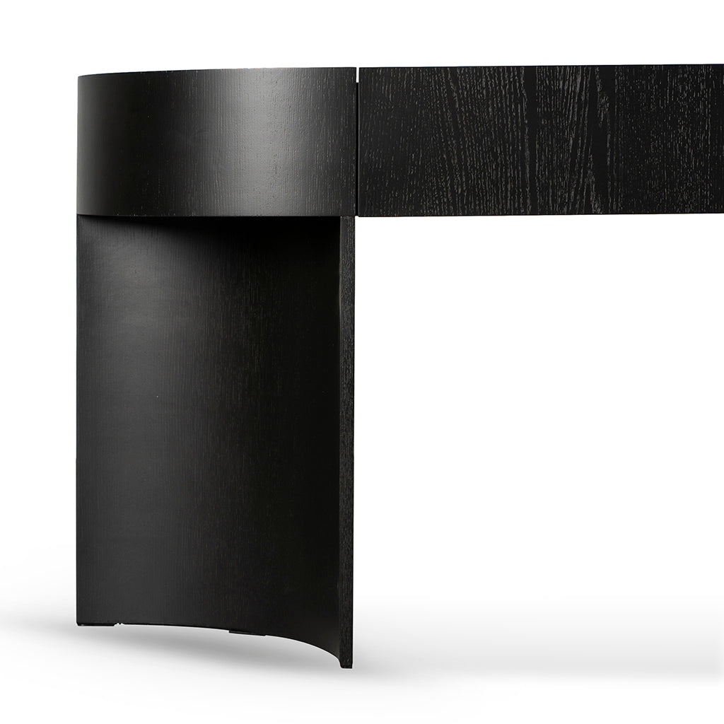 Ex Display - Sohvi 1.5m Console Table - Textured Espresso Black Console Table Valerie-Core