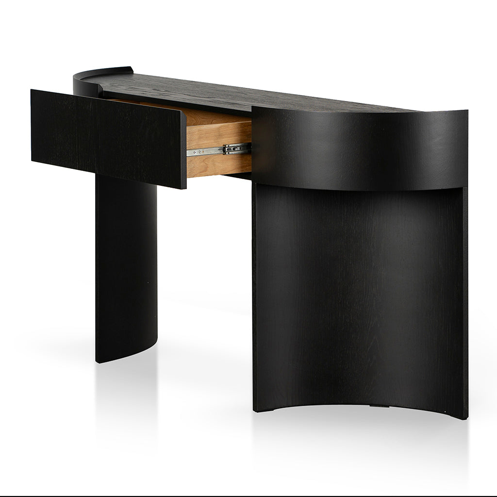 Ex Display - Sohvi 1.5m Console Table - Textured Espresso Black Console Table Valerie-Core