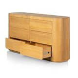 Navin 1.6m Dresser Unit - Dusty Oak Storage Cabinet Valerie-Core   