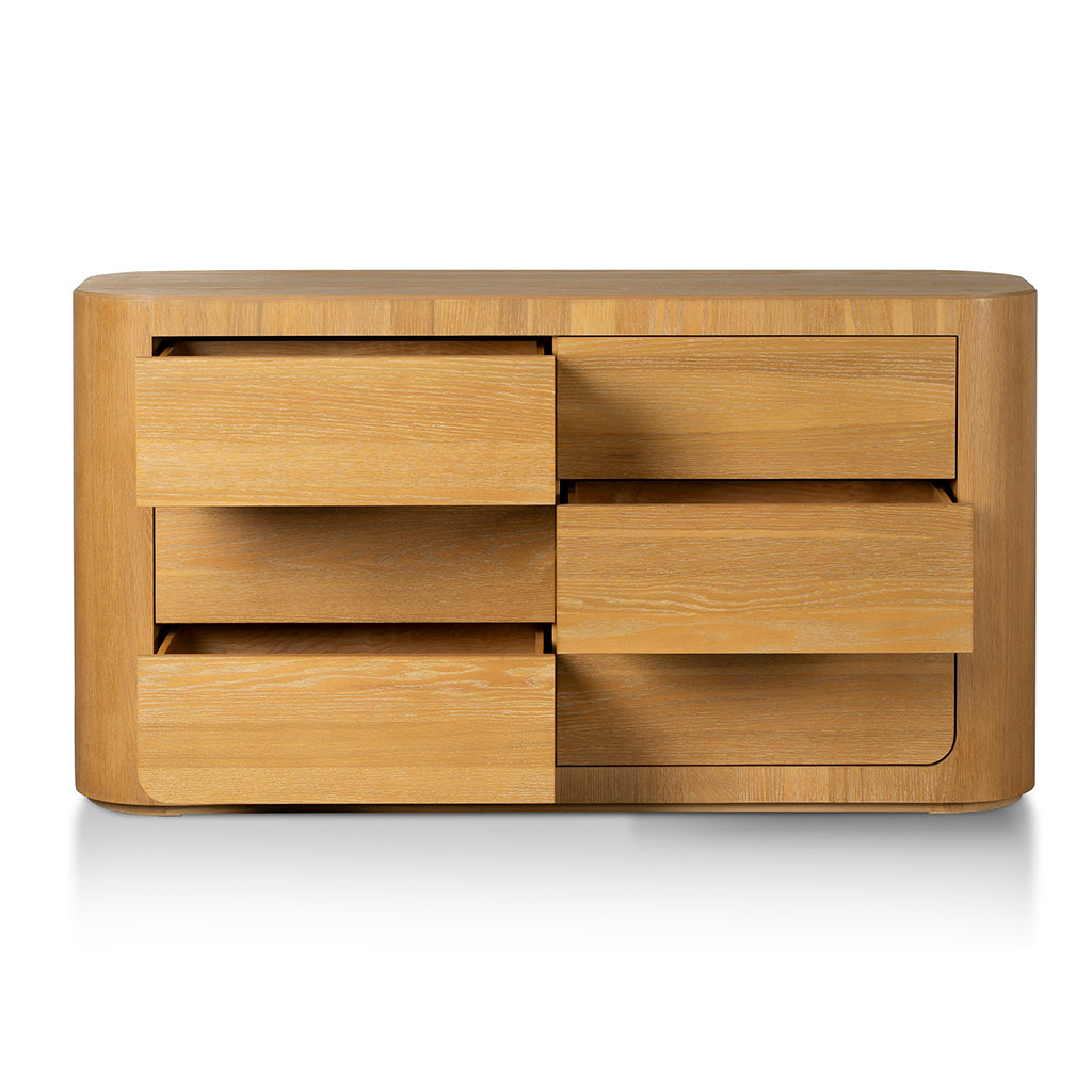 Navin 1.6m Dresser Unit - Dusty Oak Storage Cabinet Valerie-Core   