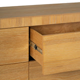 Navin 1.6m Dresser Unit - Dusty Oak Storage Cabinet Valerie-Core   
