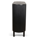 Melita 1.2m Sideboard Unit - Full Black Buffet & Sideboard KD-Core