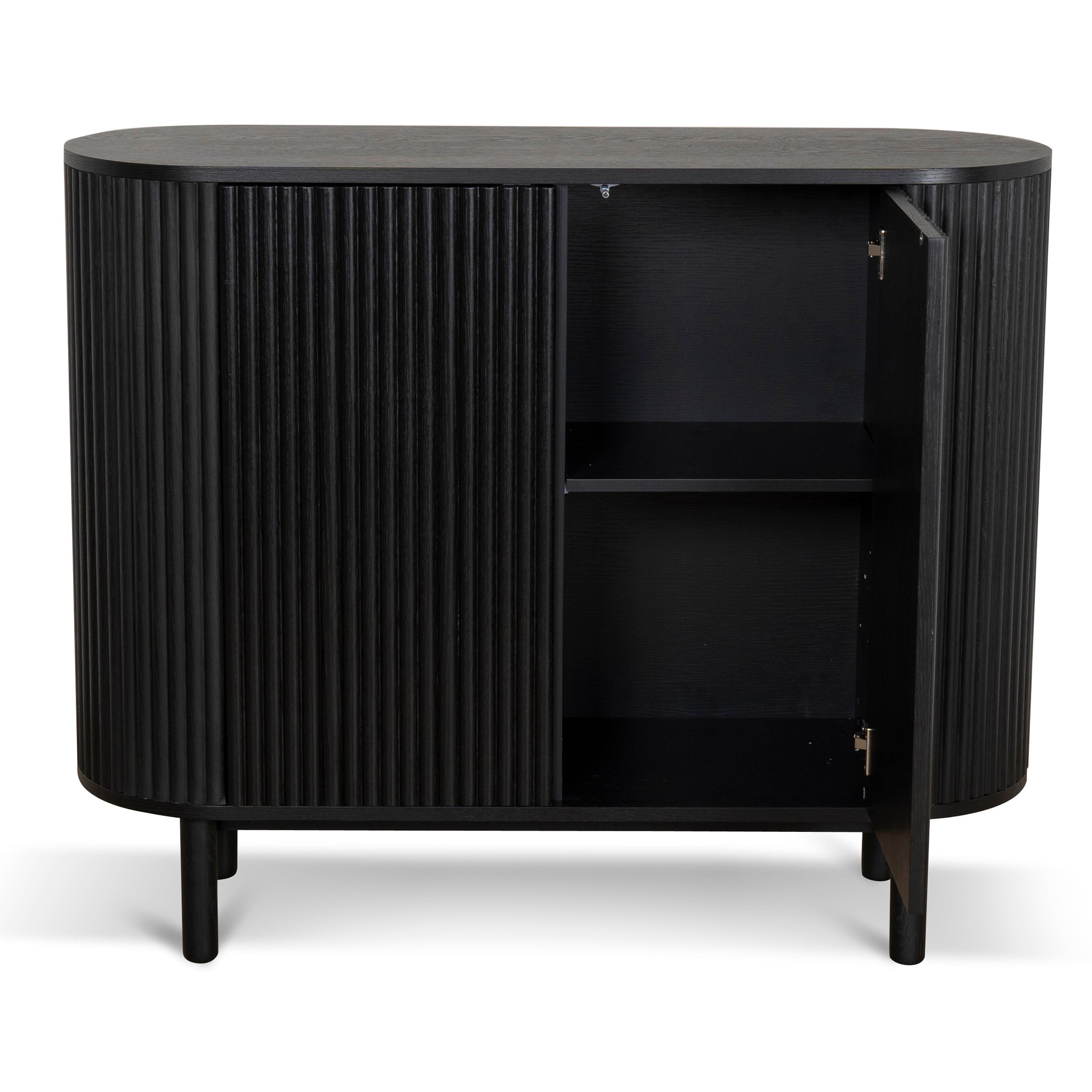 Melita 1.2m Sideboard Unit - Full Black Buffet & Sideboard KD-Core