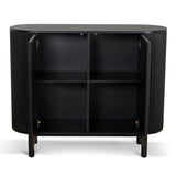 Melita 1.2m Sideboard Unit - Full Black Buffet & Sideboard KD-Core