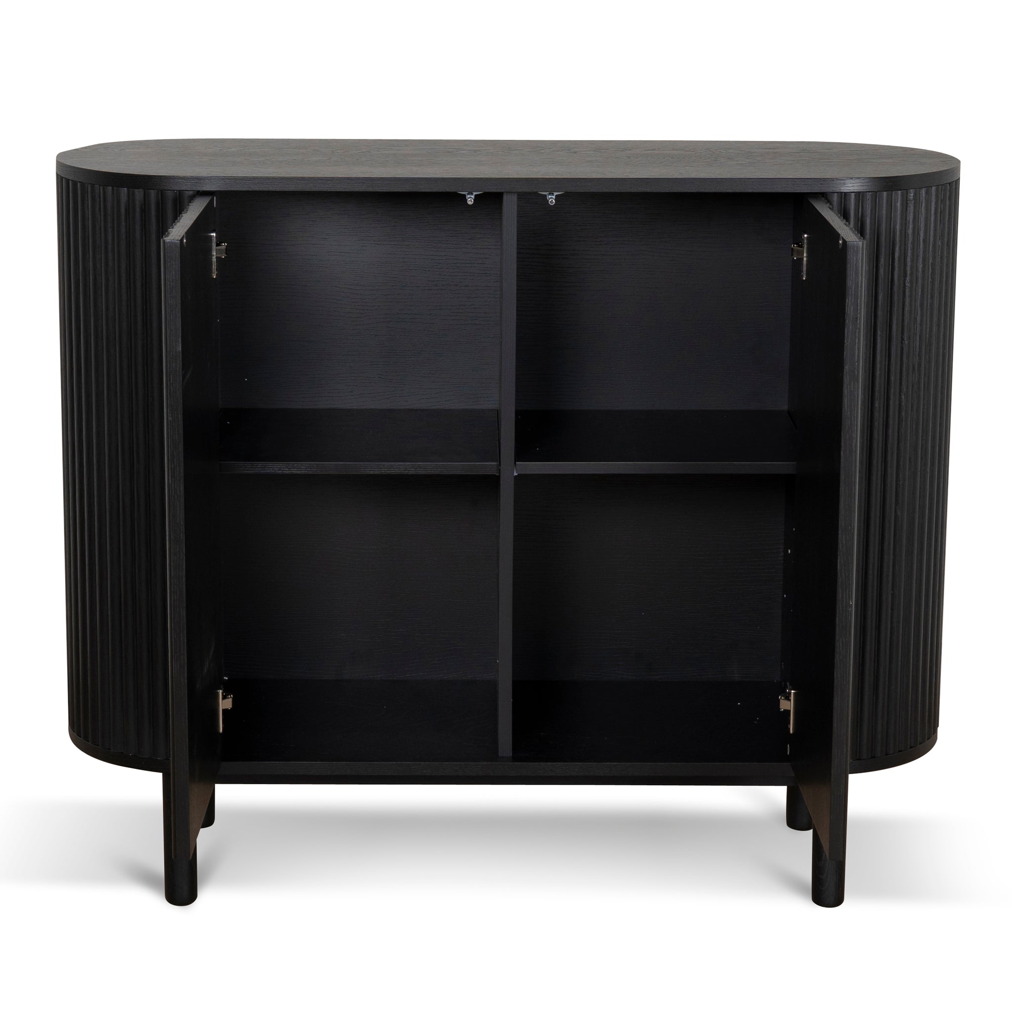 Melita 1.2m Sideboard Unit - Full Black Buffet & Sideboard KD-Core