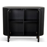 Melita 1.2m Sideboard Unit - Full Black Buffet & Sideboard KD-Core