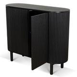 Melita 1.2m Sideboard Unit - Full Black Buffet & Sideboard KD-Core
