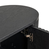 Melita 1.2m Sideboard Unit - Full Black Buffet & Sideboard KD-Core