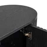 Melita 1.2m Sideboard Unit - Full Black Buffet & Sideboard KD-Core