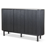 Melita 1.6m Sideboard Unit - Full Black Buffet & Sideboard KD-Core
