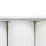 Harlow 1.7m Console Table - Full White Console Table Dwood-Core