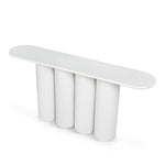 Harlow 1.7m Console Table - Full White Console Table Dwood-Core