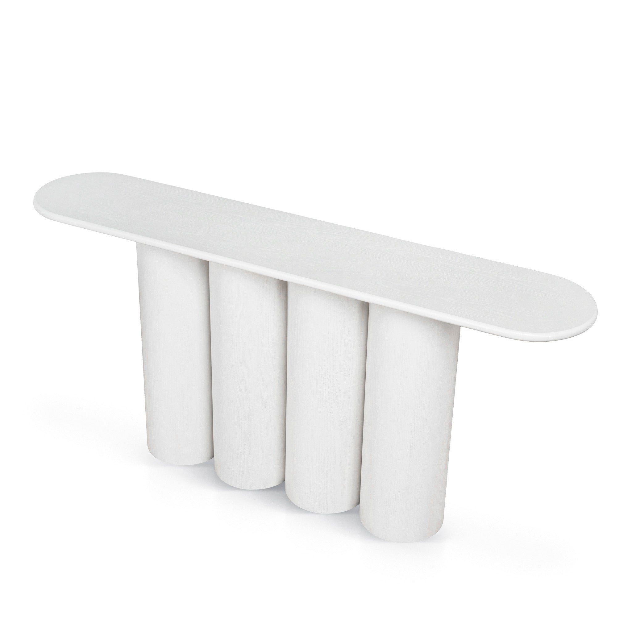 Harlow 1.7m Console Table - Full White Console Table Dwood-Core