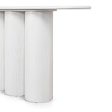 Harlow 1.7m Console Table - Full White Console Table Dwood-Core