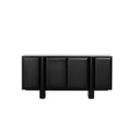 Ex Display - Ariyah 1.6m Sideboard Unit - Full Black Buffet & Sideboard Iggy-Core