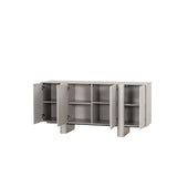 Ex Display - Ariyah 1.6m Sideboard Unit - Warm Grey Buffet & Sideboard Iggy-Core