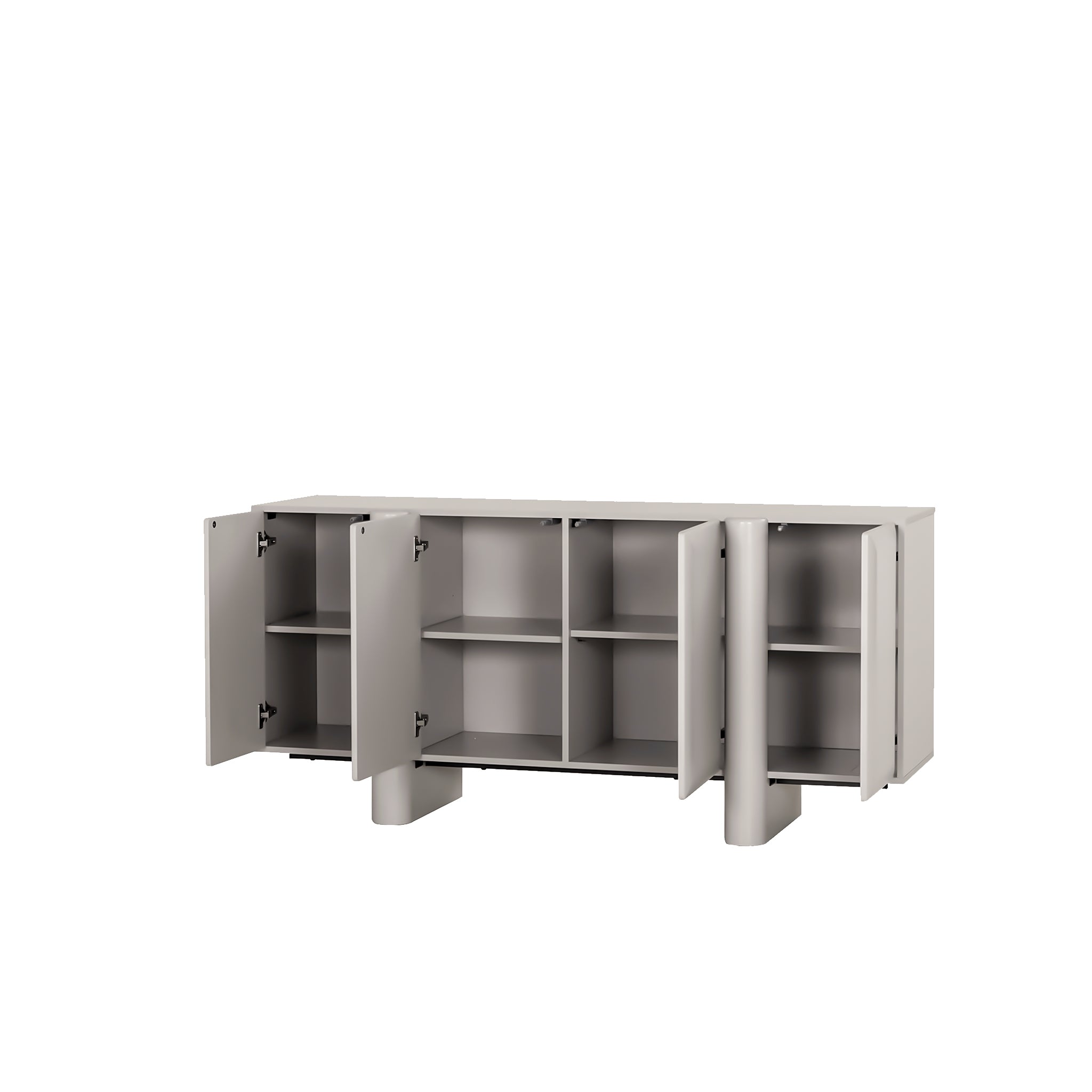 Ex Display - Ariyah 1.6m Sideboard Unit - Warm Grey Buffet & Sideboard Iggy-Core