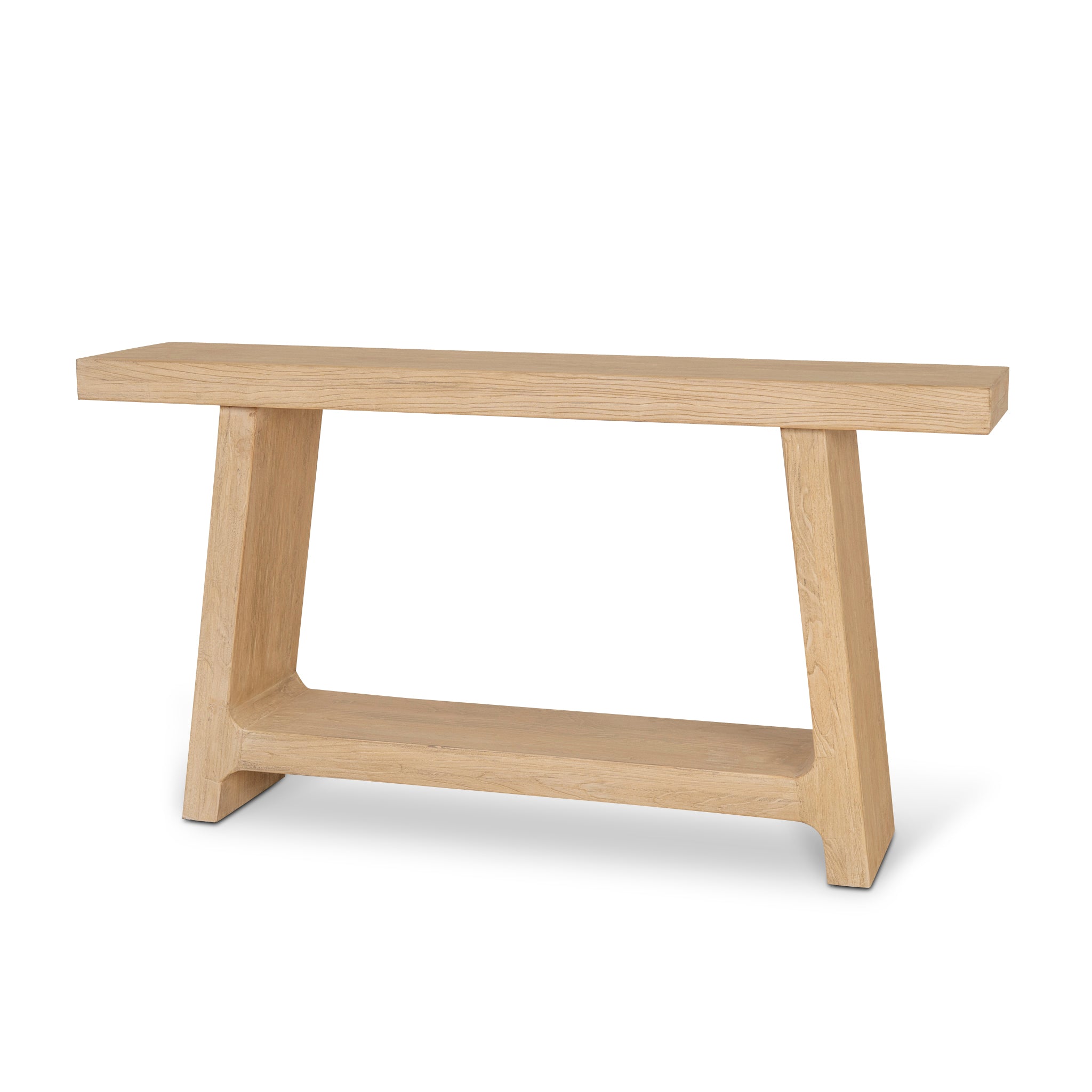 Droit 1.52m Elm Console Table - Natural | Interior Secrets