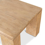 Ex Display - Nasima 2.44m Elm Dining Table - Natural