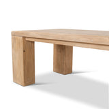 Nasima 2.44m Elm Dining Table - Natural Dining Table Nasa-Core