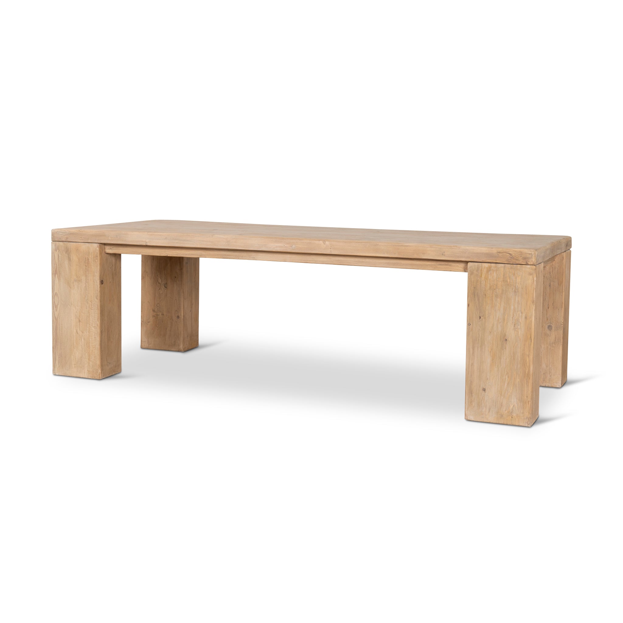 Nasima 3m Elm Dining Table - Natural Dining Table Nasa-Core