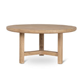 Ex Display - Yamila 1.52m Elm Round Dining Table - Natural - Last one Dining Table Nasa-Core