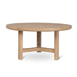 Yamila 1.52m Elm Round Dining Table - Natural Dining Table Nasa-Core