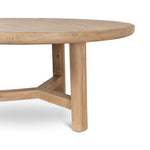 Ex Display - Yamila 1.52m Elm Round Dining Table - Natural - Last one Dining Table Nasa-Core