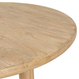 Ex Display - Yamila 1.52m Elm Round Dining Table - Natural - Last one Dining Table Nasa-Core
