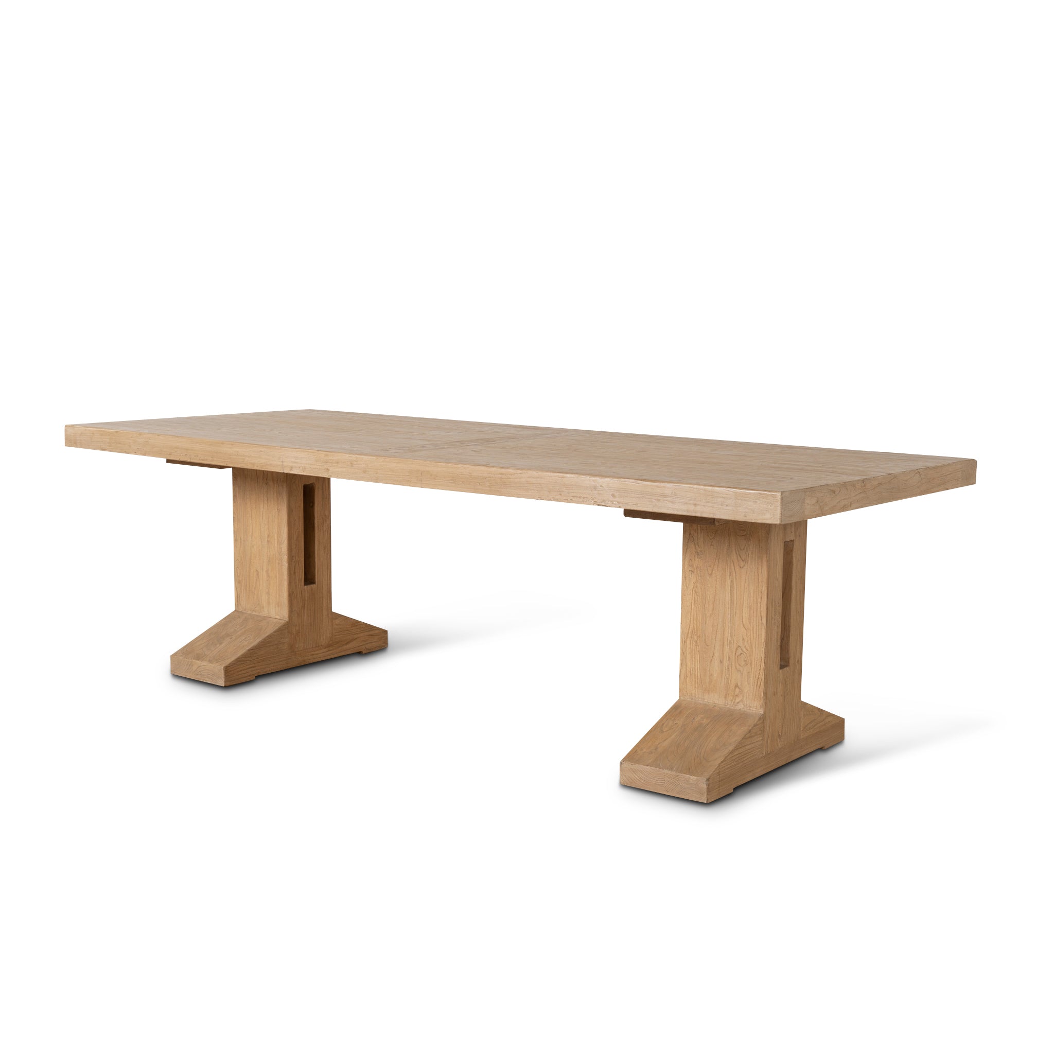 Doran 3m Elm Dining Table - Natural Dining Table Nasa-Core