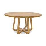 Vanya 1.5m Round Dining Table - Natural Dining Table Century-Core   