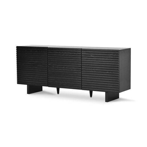 Ex Display - Alvarus Sideboard Unit - Full Black Buffet & Sideboard Century-Core   