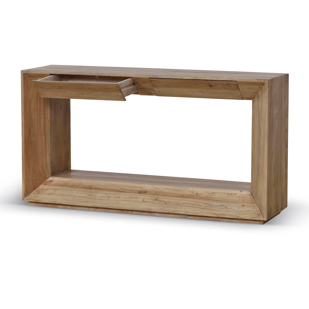 Sami 1.5m Console Table - Natural Console Table Reclaimed-Core   