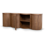 Jaya 2.15m Buffet Unit - Light Walnut Buffet & Sideboard Valerie-Core